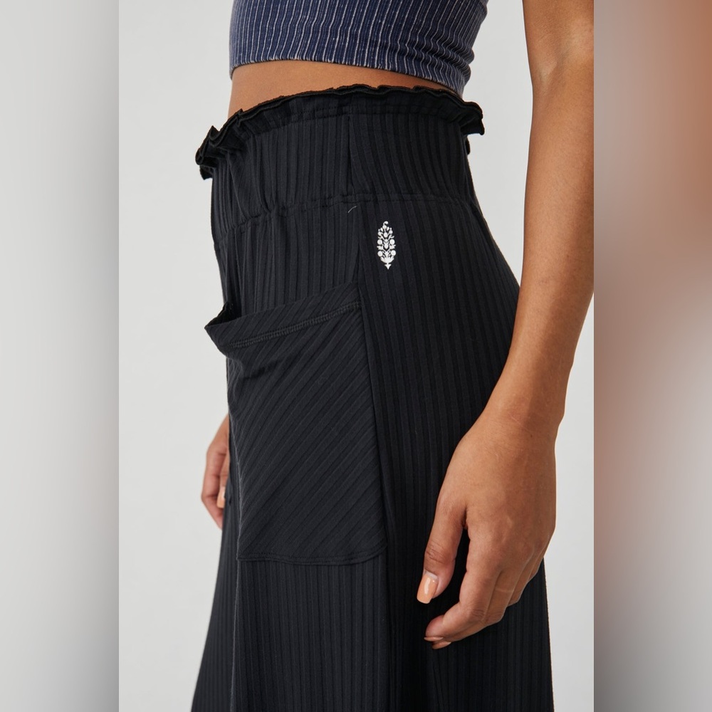 FP Movement by Free People Black Wide-Leg Pants - Picture 2 of 10